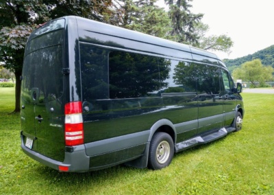 2015 Limo Mercedes-Benz Sprinter 3500 Limo Passenger Rear View