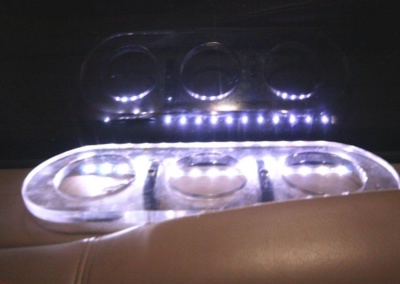 SUV Limo 30 Passenger Excursion Lit Cup Holders