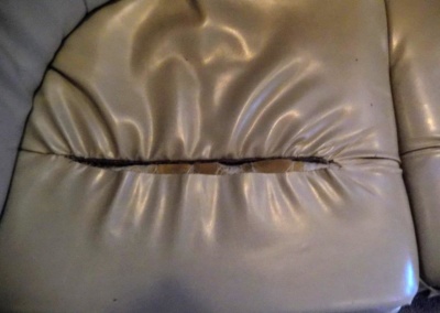 1999 Krystal Limo Bus Seat Tear