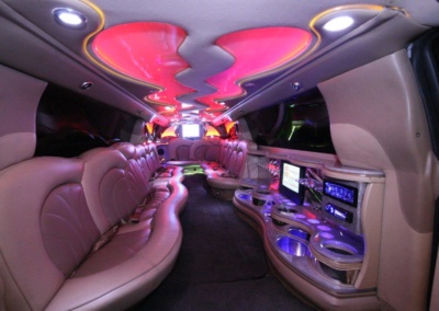 2008 Cadillac Escalade SUV Limo Interior