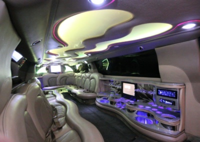 2008 Cadillac Escalade SUV Limo Interior