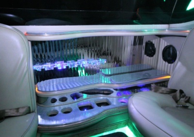 2008 Cadillac Escalade SUV Limo Interior Bar